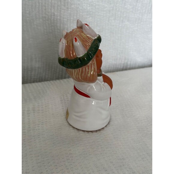 Rolf Berg Pottery, Swedish Girl/ figurine,  wearing Lucia Costume , 5.25” x 2” - Picture 2 of 6